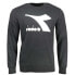 Diadora Logo Chromia Crew Neck Sweatshirt Mens Black 177764-80013 XS - фото #1