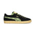 Фото #1 товара Puma Suede Gentle Jungle 39005702 Mens Black Suede Lifestyle Sneakers Shoes