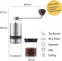 Фото #43 товара Silberthal Manual Coffee Grinder, Adjustable Grinding Level, Stainless Steel and Glass Hand Grinder