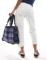 Фото #4 товара My Accessories frill tote bag in blue check