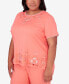 Фото #5 товара Plus Size Neptune Beach Medallion Cut Out Top
