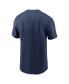 Men's Navy Seattle Mariners Fuse Wordmark T-shirt
