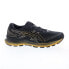 Фото #1 товара Asics Gel-Saiun 1011B400-001 Mens Black Mesh Athletic Running Shoes