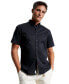 ფოტო #1 პროდუქტის Men's Flex Poplin Regular-Fit Short-Sleeve Shirt