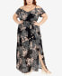 Фото #1 товара Trendy Plus Size Giovanna Maxi Dress
