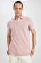 Фото #1 товара Футболка Defacto Slim Fit Polo Yaka MüK7125az23sp