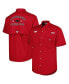 Фото #2 товара Men's Cardinal Arkansas Razorbacks Bonehead Button-Up Shirt