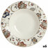 Deep Plate Queen´s By Churchill Jacobean Floral Ceramic China crockery 22,8 cm (6 Units)