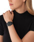 ფოტო #4 პროდუქტის Women's Lexington Three-Hand Black Stainless Steel Watch 38mm