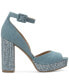 Фото #2 товара Women's Reemaa Peep Toe Block Heel Platform Sandals, Created for Macy's