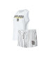 Фото #1 товара Пижама Concepts Sport White San Diego Padres Reel Pinstripe