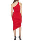 One Shoulder Ruched Bodycon Dress