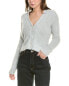 Фото #1 товара Vince Eyelash V-Neck Cardigan Women's