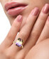 ფოტო #2 პროდუქტის EFFY® Ametrine (9-5/8 ct. t.w.) & Diamond (1/20 ct. t.w.) Ring in 14k Gold