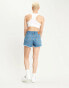 Levi's 501® original mid short raw hem in mid wash