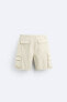 Utility cargo bermuda shorts