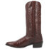 Фото #3 товара Dan Post Boots Milwaukee Embroidered Round Toe Cowboy Mens Brown Casual Boots D