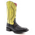 Ferrini Kai Embroidery Square Toe Cowboy Womens Black, Yellow Casual Boots 925