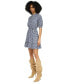 ფოტო #4 პროდუქტის Women's Floral-Print Mini Dress