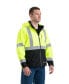 Фото #4 товара Big & Tall Hi Vis Class 3 Hooded Softshell Jacket