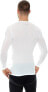 Brubeck Koszulka unisex z długim rękawem biała r. M (LS10850)