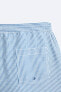 Regular seersucker swimming trunks