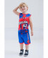 Фото #6 товара Boys Spider-Man Miles Morales Mesh Jersey Tank Top Shirt and Basketball Shorts to