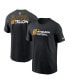 ფოტო #1 პროდუქტის Men's Black Pittsburgh Steelers Outline T-Shirt