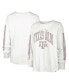 ფოტო #1 პროდუქტის Women's White Texas A&M Aggies Statement SOA 3-Hit Long Sleeve T-shirt