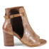 Фото #1 товара Diba True Low Tide Leather Round Toe Block Heels Pumps Womens Brown Dress Casual