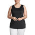 ფოტო #6 პროდუქტის Plus Size Supima Cotton Tunic Tank Top