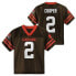 NFL Cleveland Browns Toddler Boys' Short Sleeve Cooper Jersey - 2T