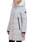 ფოტო #3 პროდუქტის Women's Faux-Fur-Trim Hooded Puffer Coat