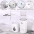 Фото #6 товара Pack of 2 Nano Face Mister Portable Mini Face Mist Steamer Handy Mist Sprayer with Mirror Design Moisturising and Hydrated for Eyelash Extension (White)