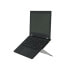 Фото #1 товара R-Go Riser Attachable Laptop Stand - adjustable - silver - Silver - Aluminium - 25.4 cm (10") - 55.9 cm (22") - 5 kg - 65 - 85 mm
