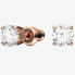 Фото #7 товара Swarovski Stella Set, Halskette m. Ohrringe Verschiedene Schliffe, Stern, Weiß, Roségold 5622730