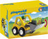 PLAYMOBIL 1.2.3 6775 Wheel Loader, Lift/Lower, Shovel, with Tow Bar, Ages 1.5+ (Pack of 2)