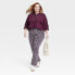 Фото #2 товара Women's Plus Size High-Rise Corduroy Flare Pants - Knox Rose Purple Paisley 16W
