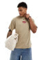 Фото #1 товара Levi's t-shirt with central batwing logo in tan