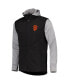 ფოტო #2 პროდუქტის Men's Black, Heather Gray San Francisco Giants Alpha Full-Zip Jacket