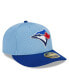 ფოტო #2 პროდუქტის Men's Light Blue Toronto Blue Jays 2024 Batting Practice Low Profile 59FIFTY Fitted Hat