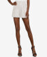 Фото #2 товара BCBGMAXAZRIA 157988 Women's Striped Pleated Short Pale Khaki Combo Sz. XS