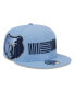 Фото #1 товара Men's Light Blue Memphis Grizzlies Side Logo 9fifty Snapback Hat