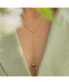 ფოტო #2 პროდუქტის Belle Long Round Pendant Clip Necklace