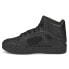 Фото #3 товара Puma Slipstream Hi Leather High Top Lace Up Mens Black Sneakers Casual Shoes 38