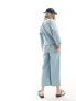 Фото #5 товара Levi's Iconic overall jumpsuit in light blue denim wash