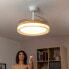 Потолочный вентилятор со светодиодной подсветкой и 4 выдвижными лопастями Blalefan InnovaGoods Деревянный 72 W Ø49,5-104 cm