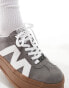 Фото #3 товара Steve Madden Opponent fltaform trainers in brown suede