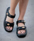 Фото #9 товара Women's Peyton Double Buckle Flatform Sandals