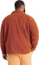 Фото #2 товара Men's Big & Tall Sherpa Shirt Jacket - Goodfellow & Co Orange 2XLT